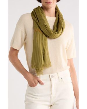 Longchamp Textured Scarf - Natural