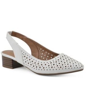 White Mountain Boronic Slingback Kitten Heel Pump - Multicolor