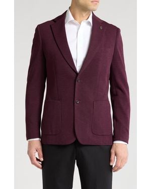 Tom Baine Performance Knit Sport Coat - Purple