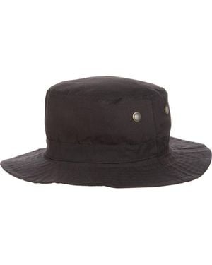 Nordstrom Rack Distressed Cotton Boonie Hat - Black