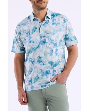 Robert Graham Addis Knit Polo - Blue