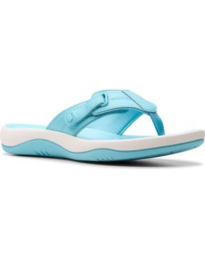 Clarks Clarks Sunmaze Loop Thong Sandal - Blue