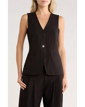 Wayf Woven Vest - Black