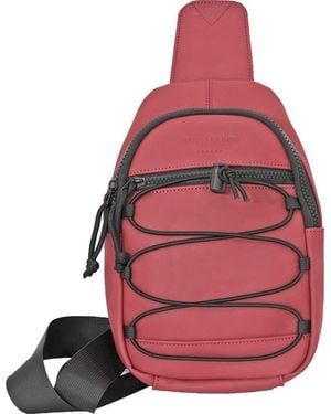 Duchamp Rubberized Sling Bag - Pink