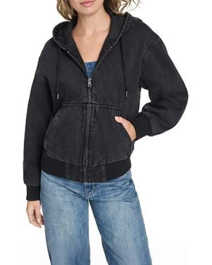 Levi's Cotton Zip Work Hoodie - Black