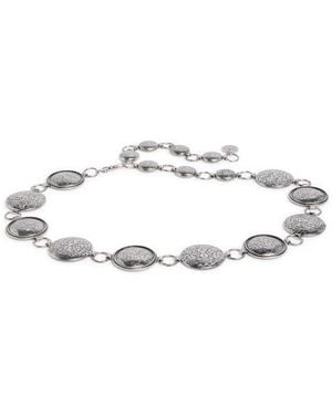 Vince Camuto Etched Disc Belt - Multicolor