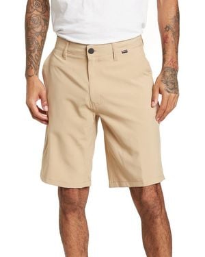 Hurley Solid Hybrid Walking Shorts - Natural