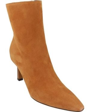 Ferragamo Jana Suede Bootie - Brown