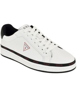 Guess Likode Faux Leather Sneaker - White