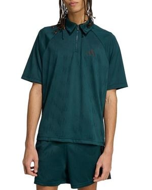 adidas Stadium Jacquard Polo - Green