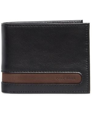 Cole Haan Gina Leather Passcase - Black