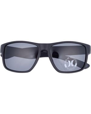 Hurley 58Mm Polarized Square Sunglasses - Blue
