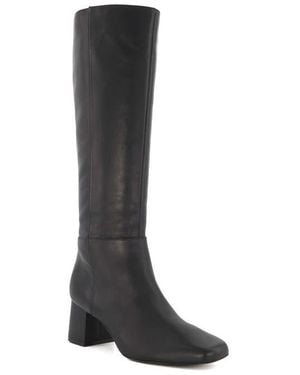 Dune Signature Knee High Boot - Black
