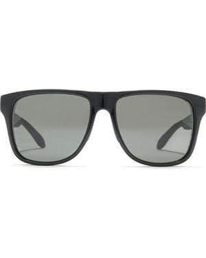 McQueen 56Mm Square Rectangle Sunglasses - Gray