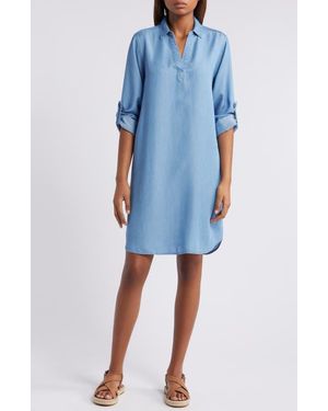 Beachlunchlounge linen blend shift dress hot sale