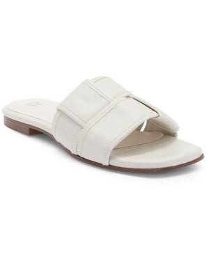 Bruno Magli Nala Woven Slide Sandal - White