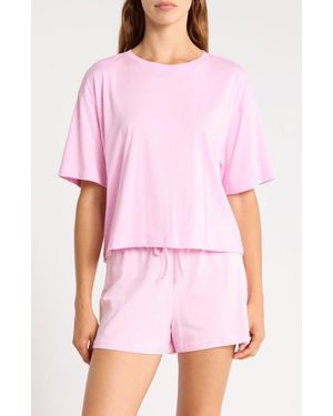 Abound Cotton Blend Sleep T-Shirt - Pink