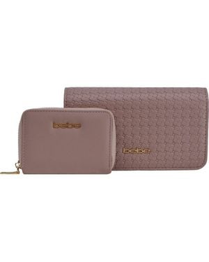 Bebe Otto Crossbody Bag With Matching Wallet - Brown