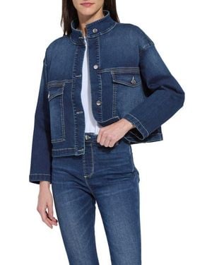 Lyssé Solene Everyday Denim Jacket - Blue