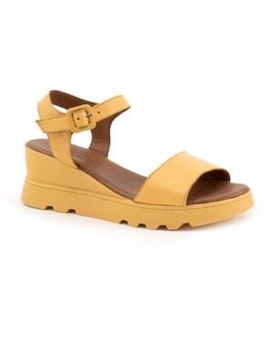 BUENO Giovanna Wedge Sandal - Natural