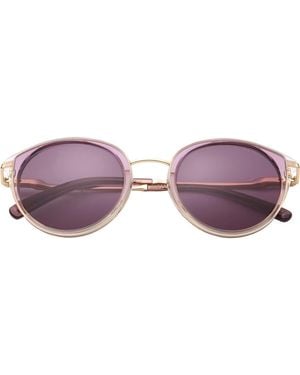 Ted Baker 50Mm Gradient Round Sunglasses - Purple