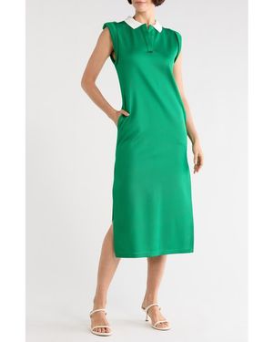 Longchamp Sleeveless Polo Dress - Green