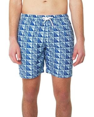 Slate & Stone Cabo Swim Trunks - Blue