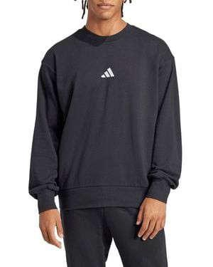 adidas Essentials French Terry Crewneck Sweatshirt - Blue