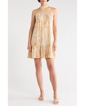 Cece Ruffle Halter Dress - Natural