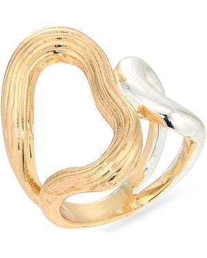 Nordstrom Rack Sculptural Open Textured Ring - Metallic