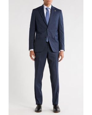 No Ordinary Joe by Ted Baker Jason Wool Suit - Blue