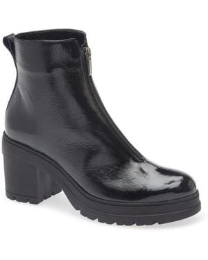 La Canadienne Wave Lug Sole Bootie - Black