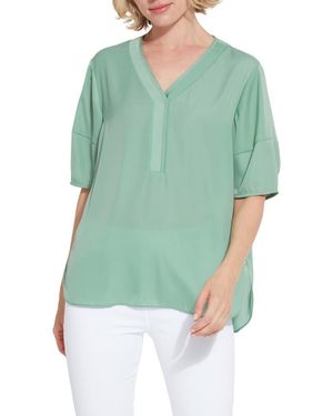 Lyssé Musette Tunic Top - Green