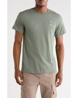 Retrofit Dirty Martini Club Graphic T-Shirt - Green