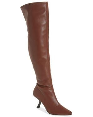 KARL LAGERFELD Kian Over-The-Knee Boot - Brown