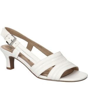 Easy Street Meghan Slingback Sandal - White