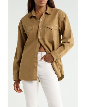 Mother The Exes And Ohs Cotton Shirt - Natural