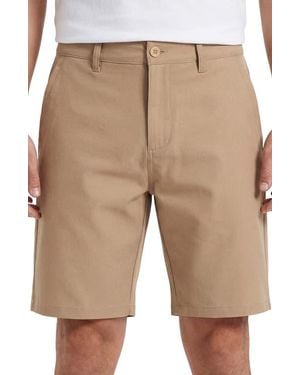Burnside Hybrid Stretch Shorts - Natural