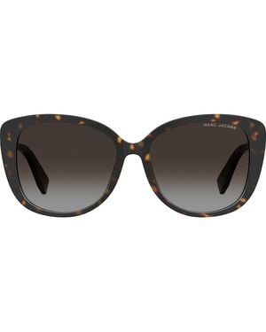 Marc Jacobs 57Mm Gradient Cat Eye Sunglasses - Brown