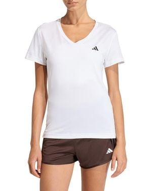 adidas V-Neck T-Shirt - White