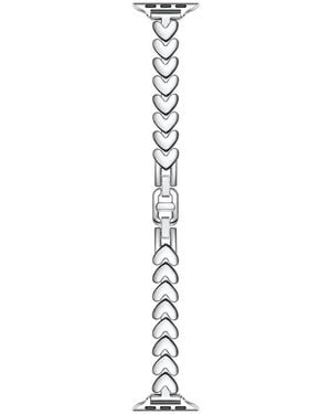 The Posh Tech Archer Heart Bracelet Apple Watch Watchband - Metallic