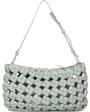 Walter Baker Ash Leather Convertible Clutch - Metallic