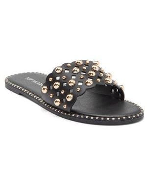 Top Moda Mick Flat Sandal - Gray