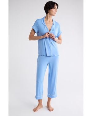 Nordstrom Rack Tranquility Cropped Pajamas - Blue