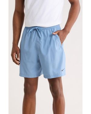 Nike Dri-Fit Form 7-Inch Athletic Shorts - Blue
