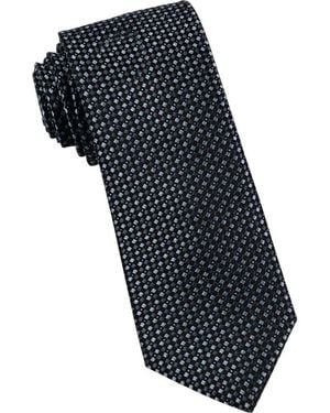 W.r.k. Neat Silk Tie - Black