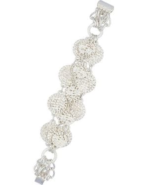 Karine Sultan Coin Charm Bracelet - White