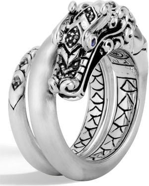 John Hardy Legends Naga Brushed Coil Ring - Metallic