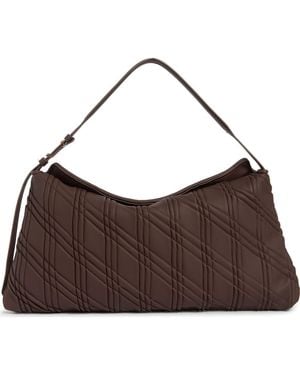 Sam Edelman Peddy Faux Suede Shoulder Bag - Brown