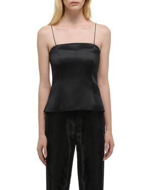 Helmut Lang Satin Camisole - Black